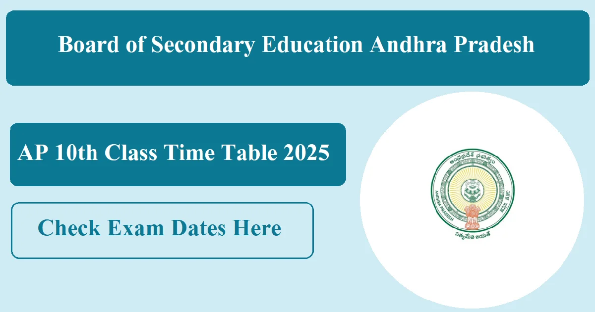 AP 10th Class Time Table 2025