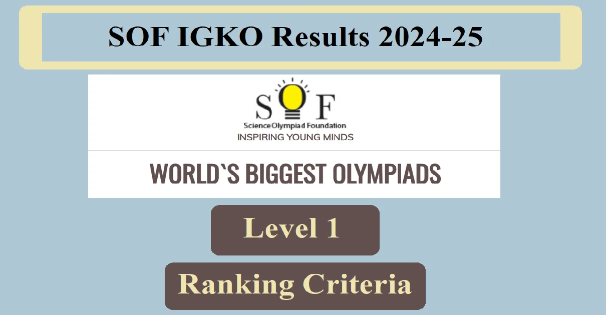 SOF IGKO Results 2024-25