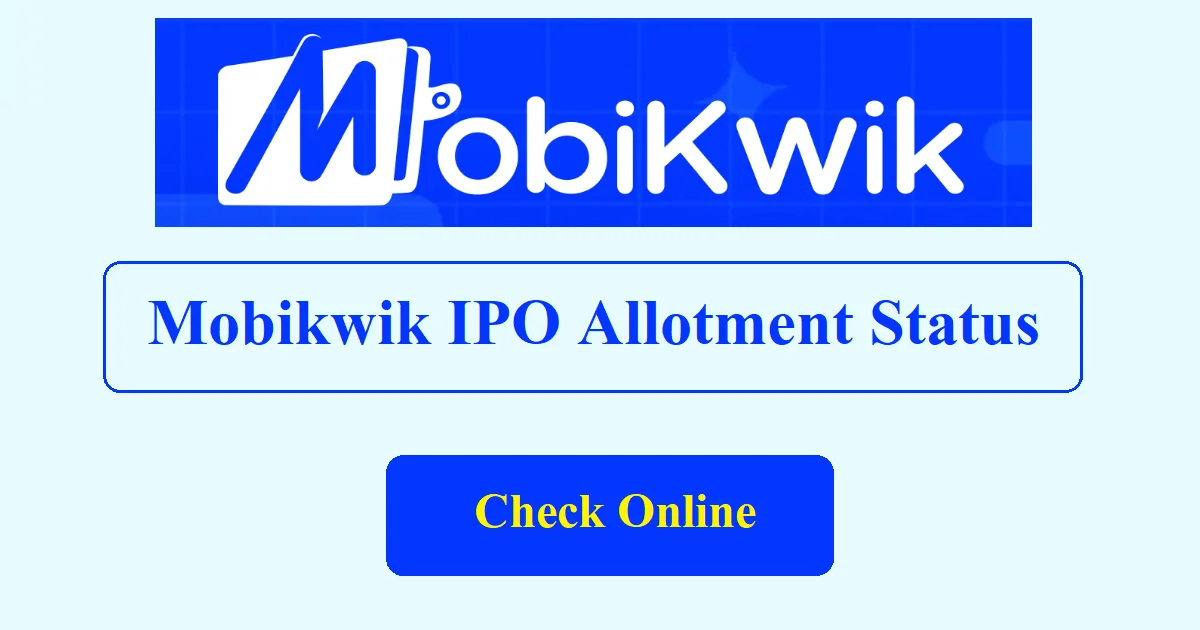 Mobikwik IPO Allotment Status