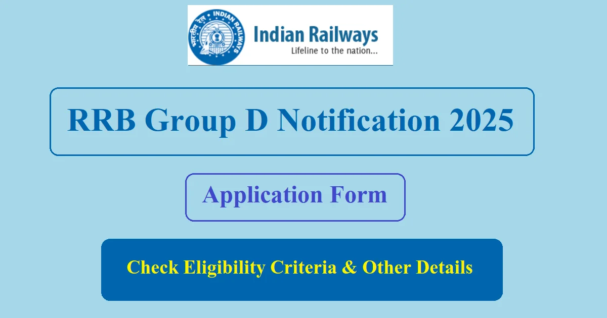 RRB Group D Notification 2025