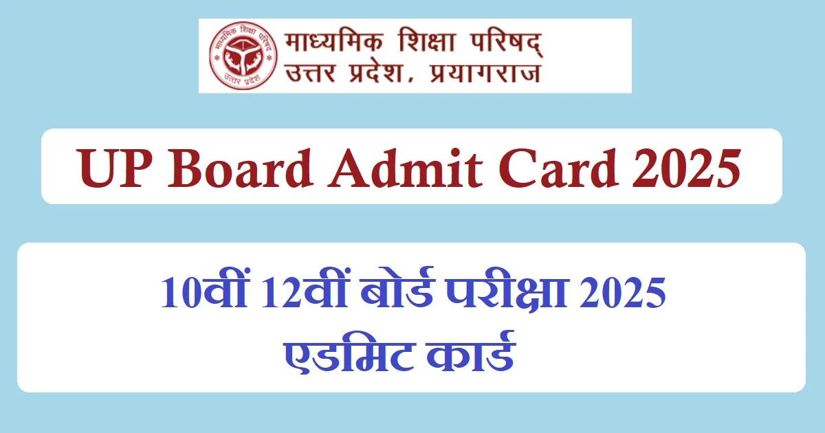 UP Board Admit Card 2025